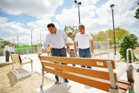 Ren&aacute;n Barrera supervisa obras en parque de Sambul&aacute;