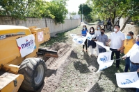 Alcalde Ren&aacute;n Barrera supervisa obras en comisar&iacute;a de Onc&aacute;n