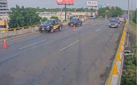 Cierran carril derecho en Periférico, a la altura de City Center