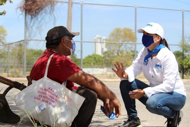 Llevaremos la voz de vecinos al Congreso del Estado: Karla Salazar