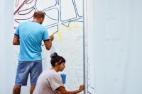 Invita Sedeculta a pintar el mural Desaf&iacute;o por M&eacute;xico
