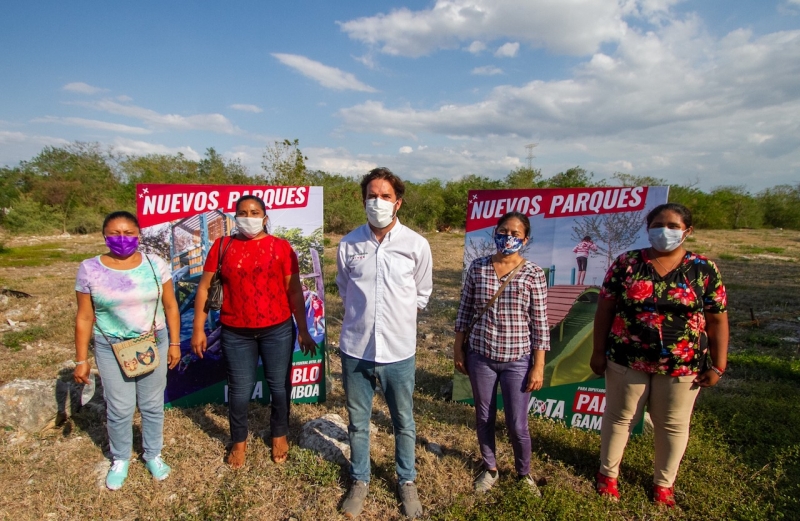 Va Pablo Gamboa por parques con internet y áreas verdes en Mérida