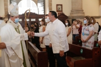 Alcalde participa en la tradicional misa por 480 a&ntilde;os de M&eacute;rida