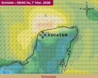 Alertan por fuertes vientos en Yucat&aacute;n