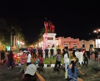 Polic&iacute;a intervino en protesta para evitar da&ntilde;o a bien p&uacute;blico: Ayuntamiento