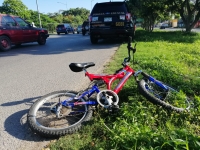 Impactan a ciclista en el perif&eacute;rico
