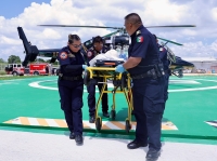 Trasladan al O'Hor&aacute;n a menor lesionado en Chikindzonot