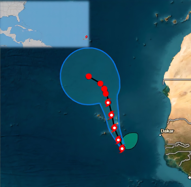 Se forma la tormenta tropical "Gonzalo"