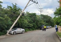 Cantante de Cleyver habr&iacute;a chocado en Ciudad Caucel