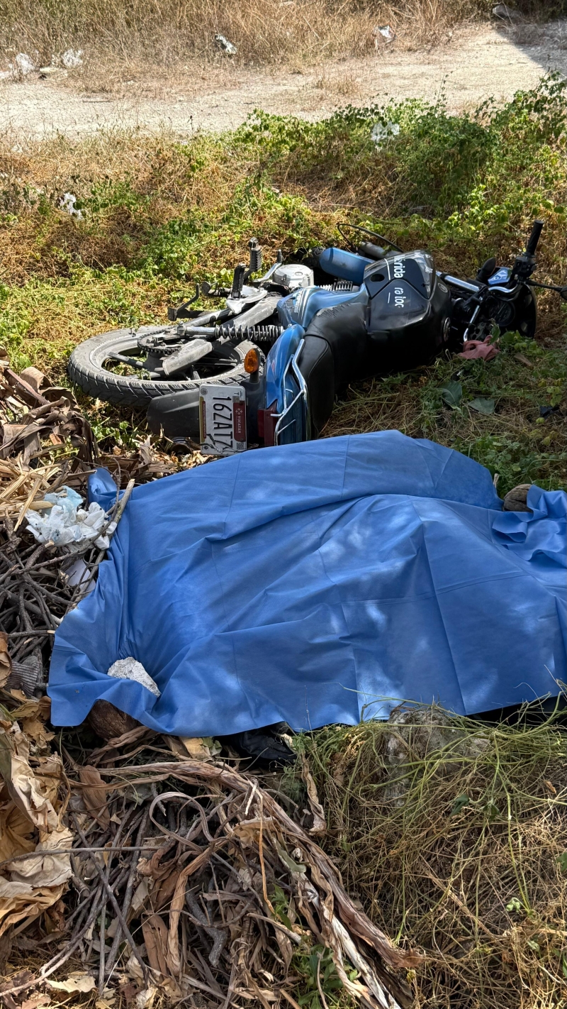 Motociclista pierde la vida