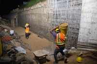 Avanzan trabajos de modernización del paso vehicular de City Center