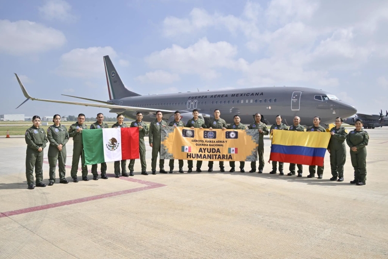 Envía México ayuda humanitaria a Colombia