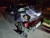 Conductor provoca siniestro vial en Perif&eacute;rico; hay cuatro lesionados