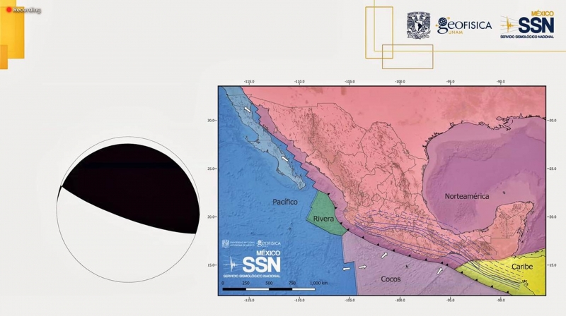 Más de 300 réplicas del sismo y olas de un metro de altura por tsunami en costas de Oaxaca