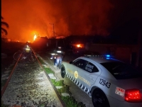 Guardia Nacional despliega acciones por explosi&oacute;n de toma clandestina Puebla