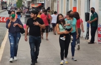 Cuarto d&iacute;a consecutivo con m&aacute;s de mil contagios por coronavirus en Yucat&aacute;n&nbsp;