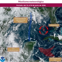 Prev&eacute;n aumento de lluvias a partir del 10 de junio