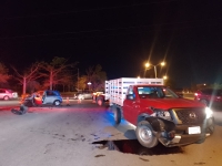 Familia resulta policontundida en siniestro vial&nbsp;