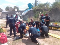 Se desploma avioneta en el Poniente de M&eacute;rida