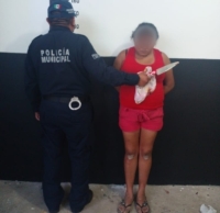 Imputan a mujer que acuchill&oacute; a su pareja en Tizim&iacute;n