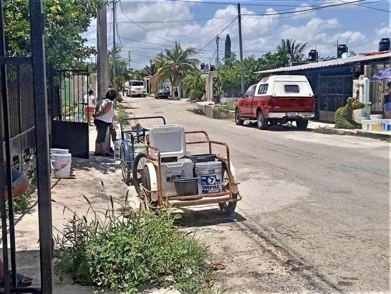 Villas de Oriente de Kanasín, sin agua tras paso de "Grace"