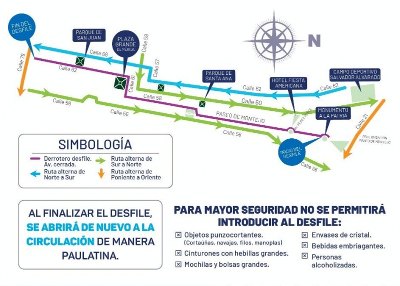 Reubicarán paraderos por fiestas patrias
