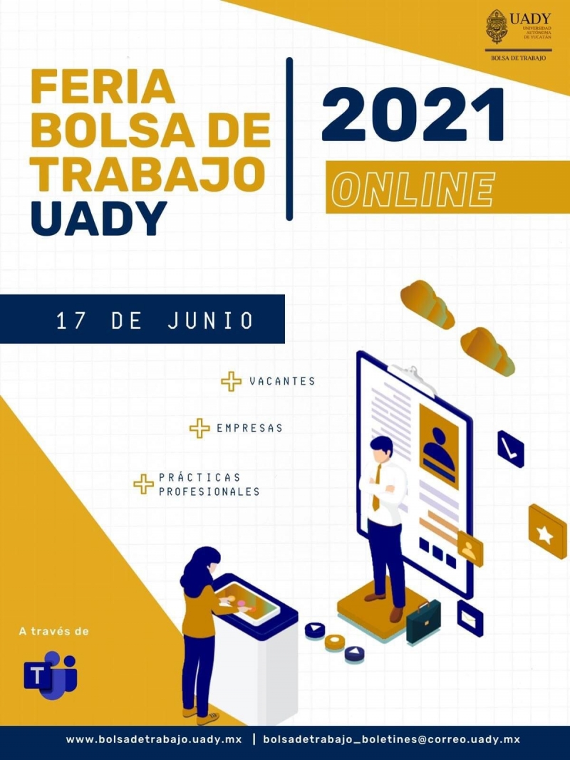 Anuncia UADY Primera Feria de la Bolsa de Trabajo