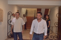 Rasuran a Cuevas y Barrera de reunión PAN-PRD