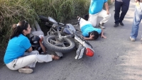 Dos lesionados en siniestro vial en la Um&aacute;n-M&eacute;rida