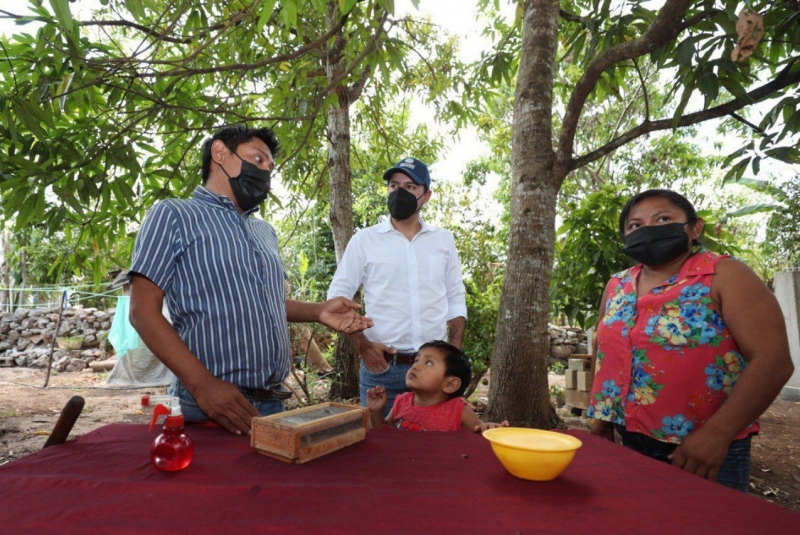 Apoya Vila proyecto de Apiterapia en Tepakán