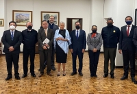 Vila se reune con integrantes del gabinete de seguridad federal