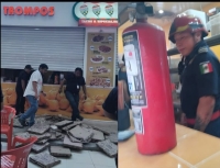 Incendio en Trompos de Xmatkuil deja un lesionado