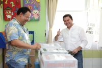 Emite Sahu&iacute; su voto