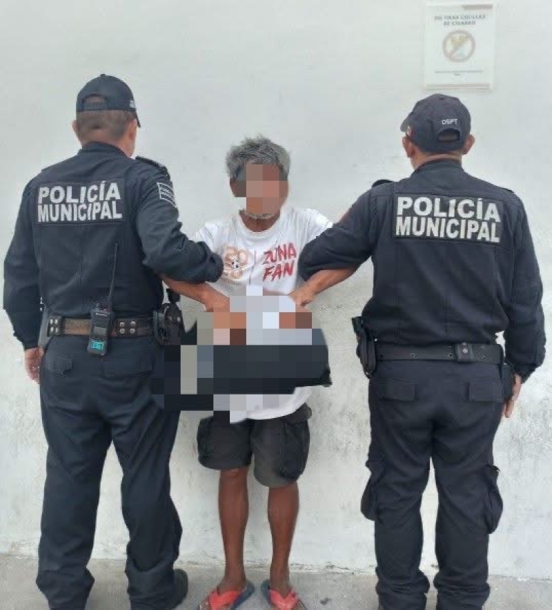 Cae presunto ladrón en Progreso