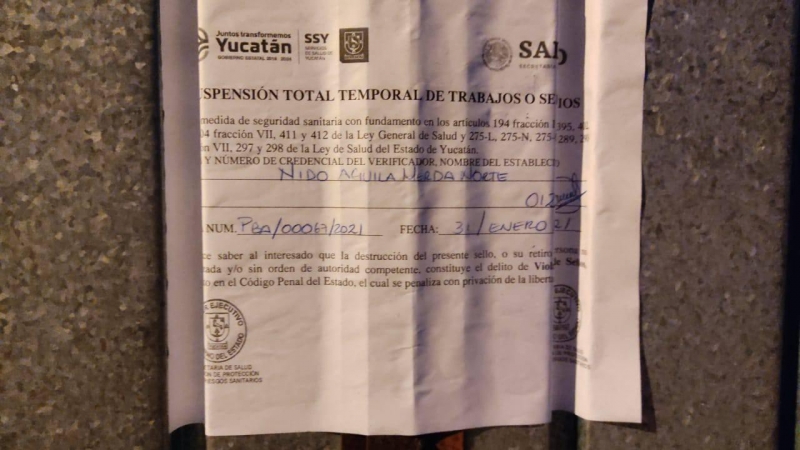 Clausuran a 300 empresas por incumplir protocolos sanitarios durante pandemia