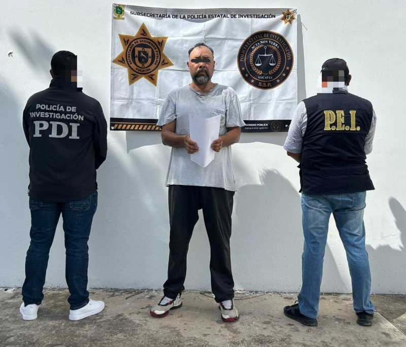 Detienen en Yucatán a prófugo de la justicia en CDMX