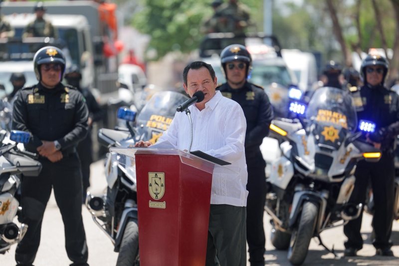 Refuerzan seguridad durante asueto veraniego