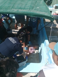 Prestador de servicios turísticos fallece en lancha