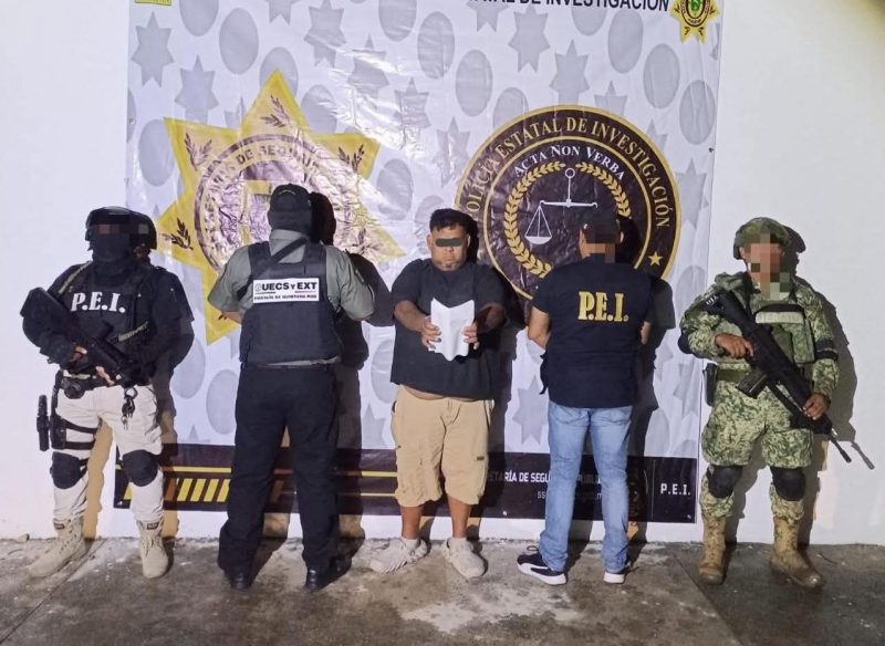 Se refugiada en Yucatán y ya está preso