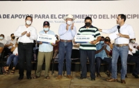 Fuerte apoyo de Vila Dosal para impulsar al campo en Tizim&iacute;n