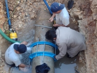 Japay repara fugas y cambia v&aacute;lvulas en Centro Hist&oacute;rico