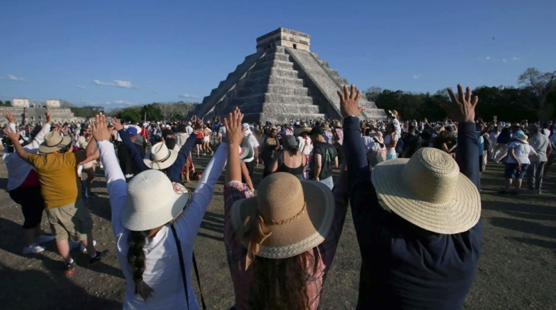 Cargarse de energía solar, ajeno al culto antiguo