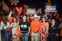 Realiza Vida G&oacute;mez gira proselitista por Sanahcat