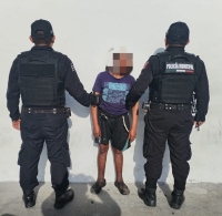 Detienen a presunto ladrón