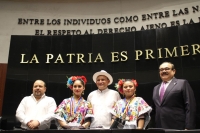 Senado rinde homenaje a ni&ntilde;as cient&iacute;ficas de Oxkutzcab