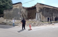Reportan derrumbe parcial de casona del Centro Hist&oacute;rico&nbsp;