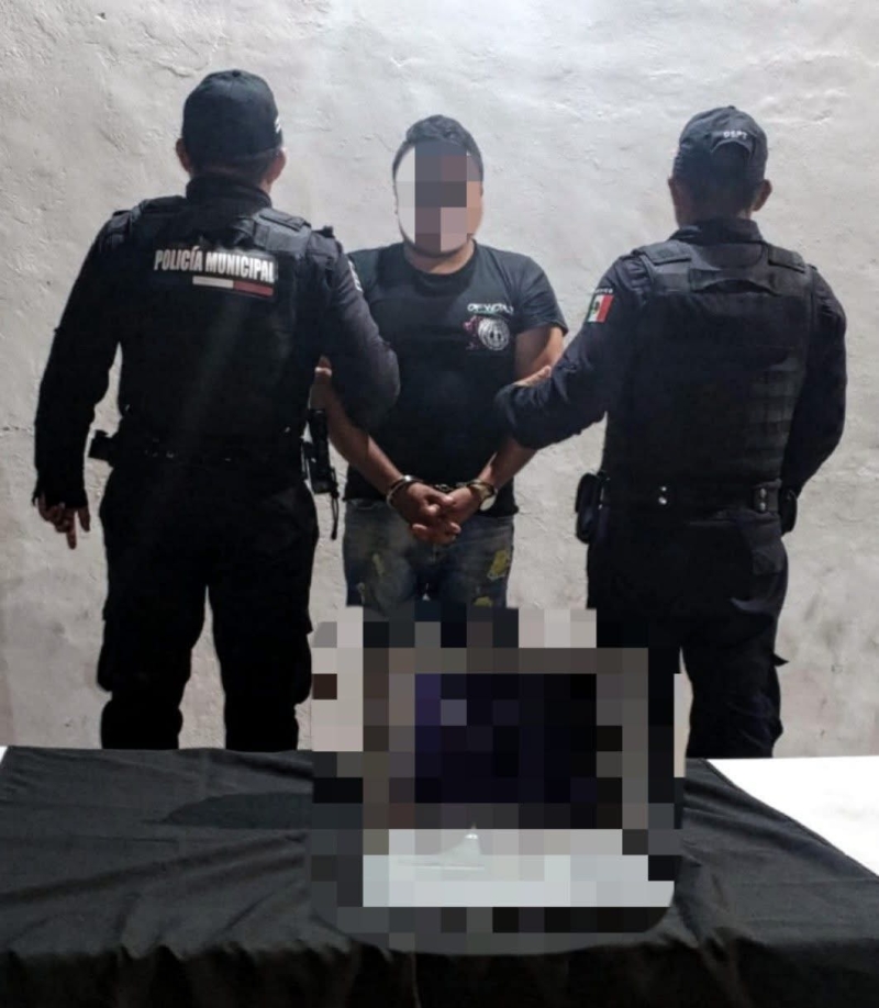 Care presunto ladrón en Progreso