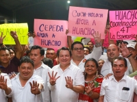 Morenistas de Halach&oacute; apoyan a Huacho D&iacute;az Mena