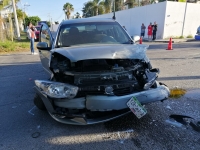 Choque m&uacute;ltiple deja dos heridos  &nbsp;