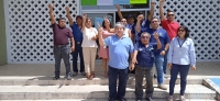 Trabajadores del INAH realizan protesta